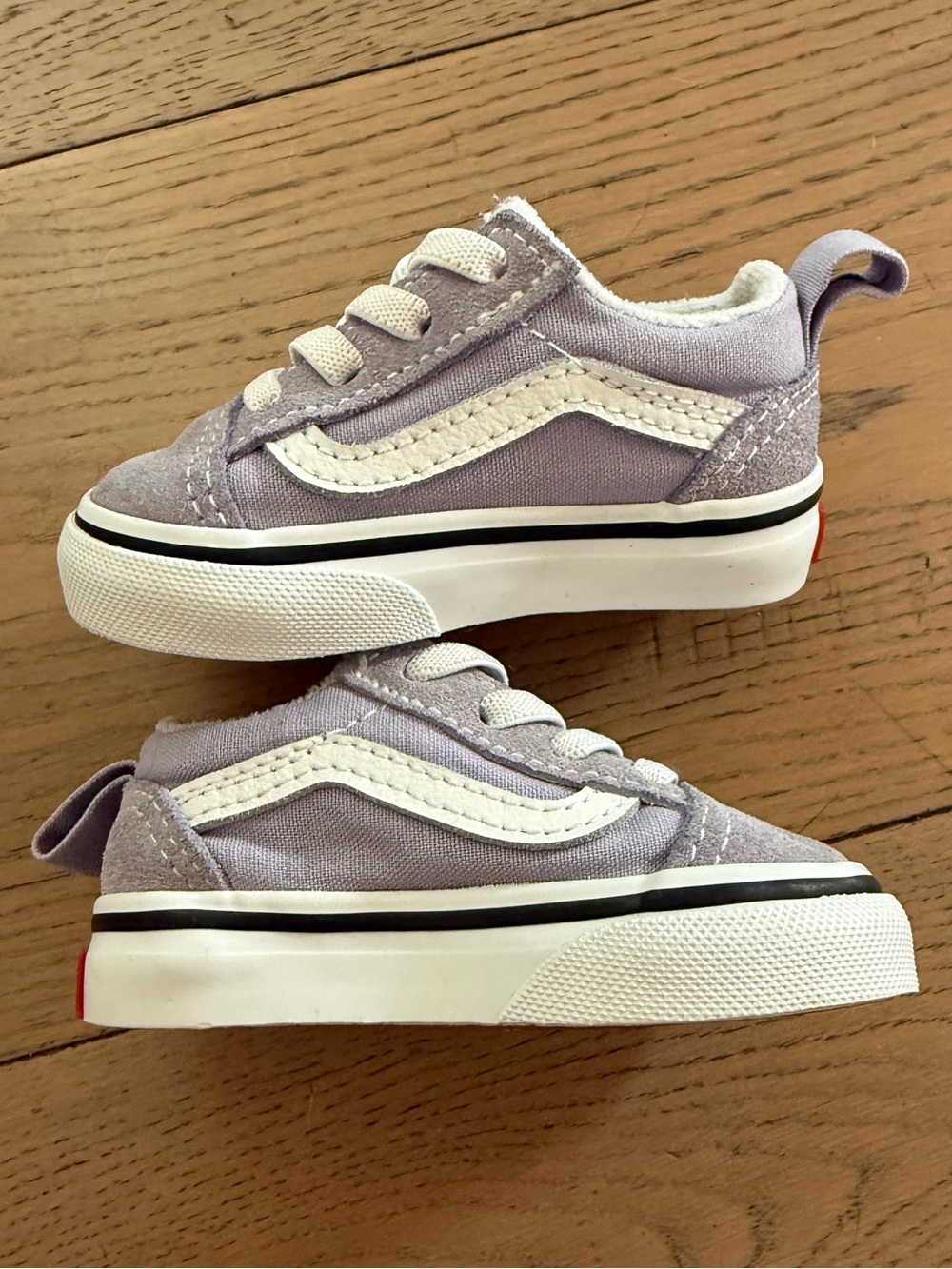 Vans Old Skool V Lavender Lilac Toddler Sneakers Size 2.5